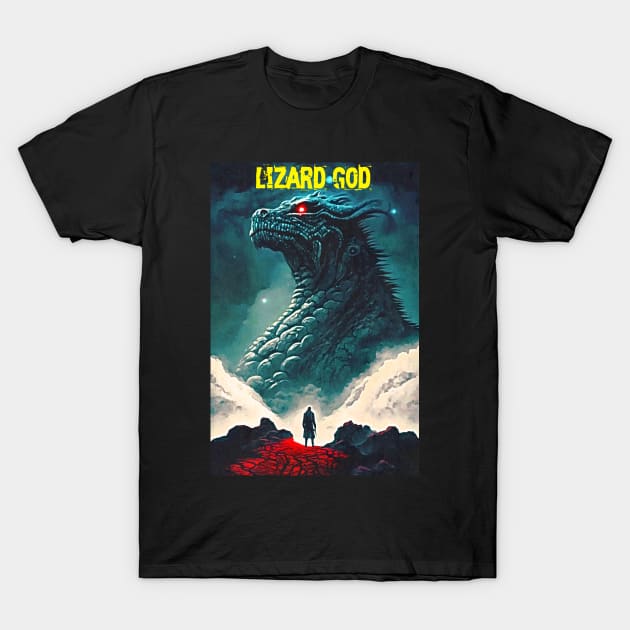 Lizard God 01 T-Shirt by BarrySullivan